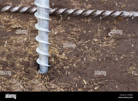 Galvanized Screw Piles For The Foundation Lightweight And Fast