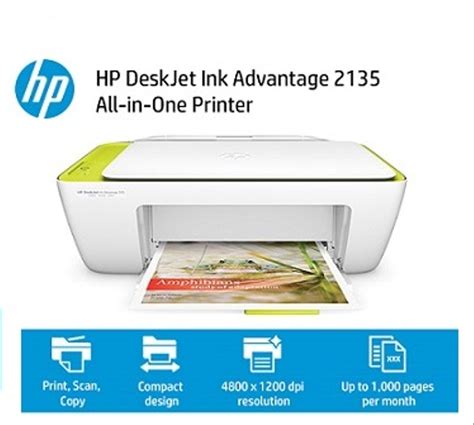 The 123.hp.com/setup 2135 supports both the color how to resolve hp deskjet 2135 printer printhead error? Jual HP DeskJet Ink Advantage 2135 All-in-One Printer di ...
