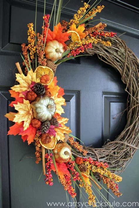 The Best Easy Diy Thanksgiving Wreath Ideas Artofit