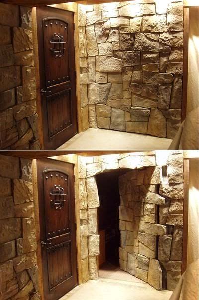 Sceret Stone Passages Hidden Rooms Small House Decorating Secret Rooms