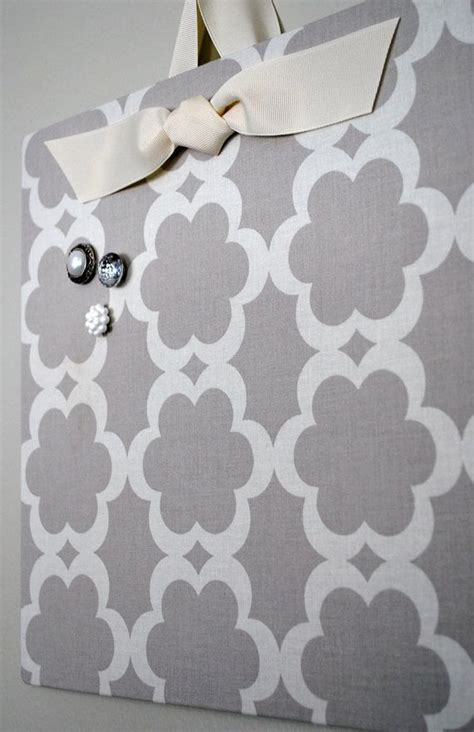 Fabric Magnet Board 12 X 12 Tarika In Neutral Crafts Diy Crafts