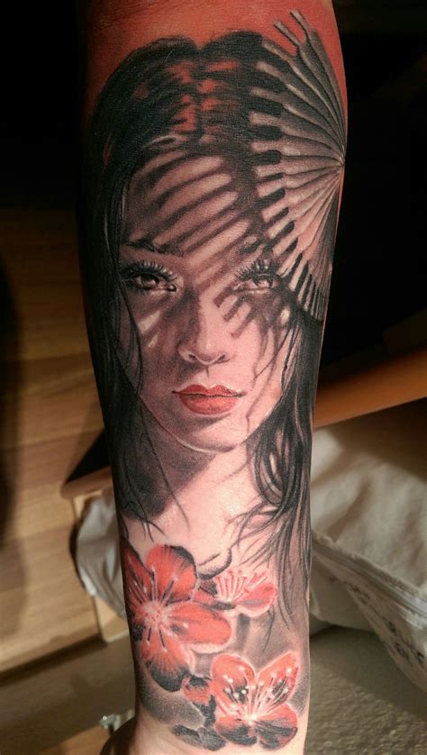 My Geisha Tattoo By Moni Marino Geisha Tattoo Design Japanese Girl Tattoo Girls With Sleeve
