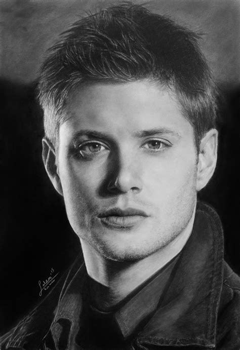 Dean Winchester Drawing Supernatural Drawings Jensen Ackles