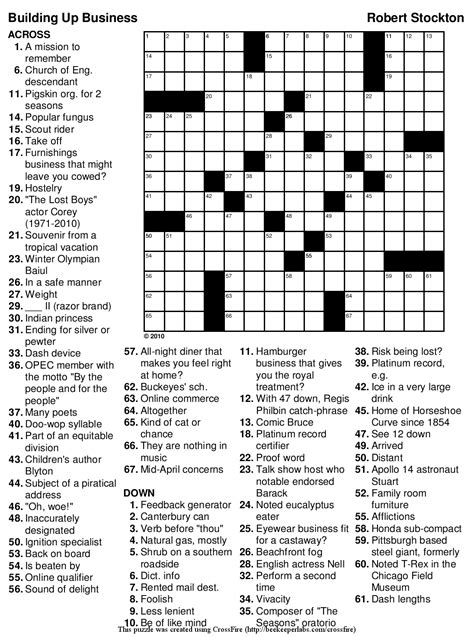 Quick Cryptic Crossword Remedy It Online Or Make Use Of Printable