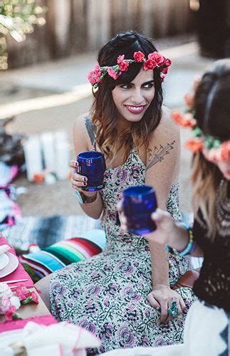 End Of Summer Bohemian Backyard Party Inspired By This Bohemian Backyard Party Bohemian