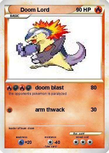 Pokémon Doom Lord 2 2 Doom Blast My Pokemon Card
