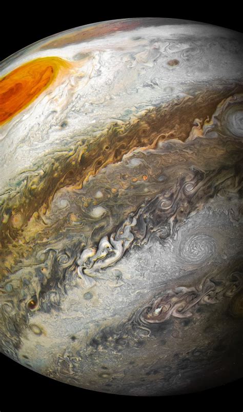 Jupiters Great Red Spot From Perijove 12 Planets Nasa