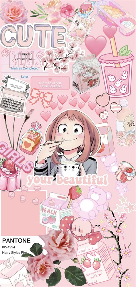 Uravity Pink Mha Anime Hd Phone Wallpaper Pxfuel Vrogue Co