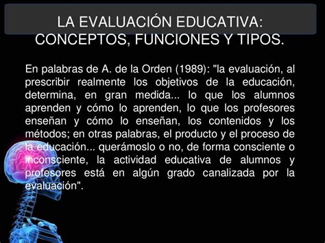 La Evaluación Educativa Conceptos Funciones Y Tipos