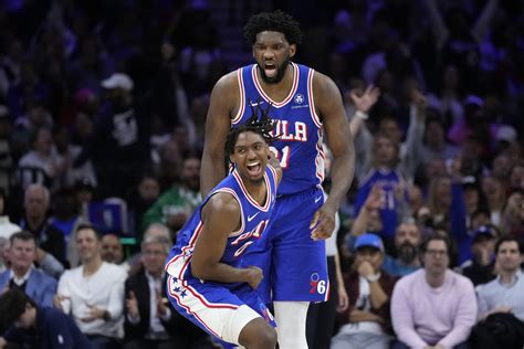 Nba 76ers Win Sixth Straight After Edging Celtics Inquirer Sports