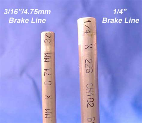 Brake Line Size