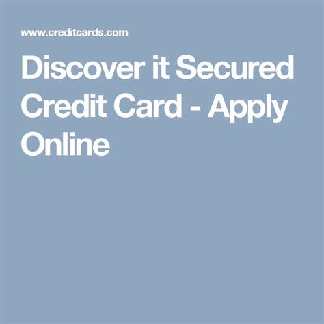 Did you know that not all credit card offers are created equal? Discover it® Secured - Apply Online - CreditCards.com | Miles credit card, Secure credit card ...