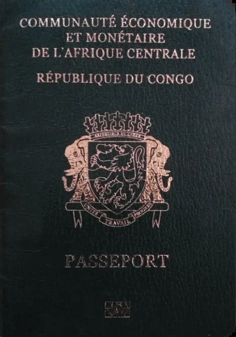 Congo Brazzaville Passport 4x4 Cm Requirements In PhotoGov