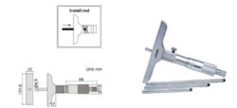 Insize 3240 100 Depth Micrometer Dft Tech Chennai Chennai