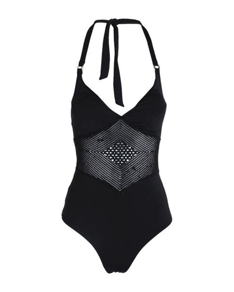 Liu Jo One Piece Swimsuit In Black Lyst