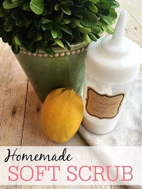 homemade soft scrub diy cleaning products recipes homemade shower cleaner diy cleaning products
