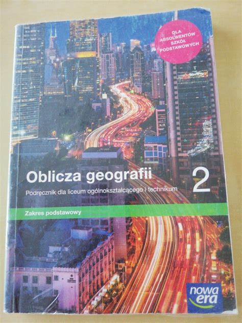 Oblicza Geografii Zakres Podstawowy Nowa Era P Ochocin Kup Teraz