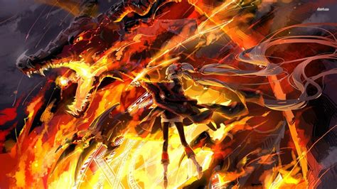 Anime Fire Power Wallpapers Wallpaper Cave