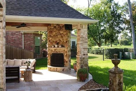 Outdoor Patios With Fireplaces Design Patio Ideas