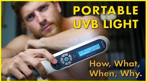 Treating Psoriasis Portable Uvb Light Therapy Device 2019 Youtube