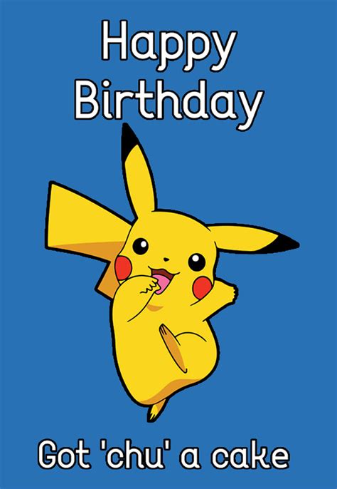 Free Pokemon Birthday Card Printables Customize And Print