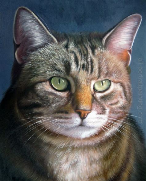 Photo To Painting Pet Portrait Painting Cat Oil Portrait Painting