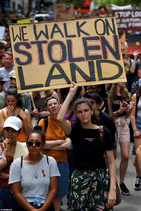Thousands Of Invasion Day Protesters Will Risk Big Fines To Oppose Australia Day Daily Mail