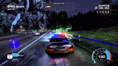 Need For Speed Hot Pursuit Fox Lair Pass Under Pressure Interceoter