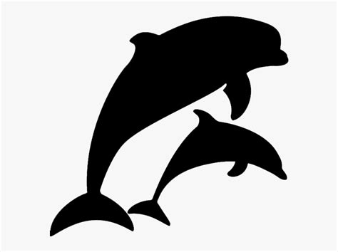 Dolphin Silhouette Dolphins In Captivity Vs Wild Hd Png Download