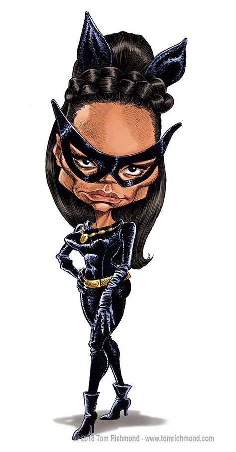 Eartha Kitt Colored Caricature From Photo Caricature Artist