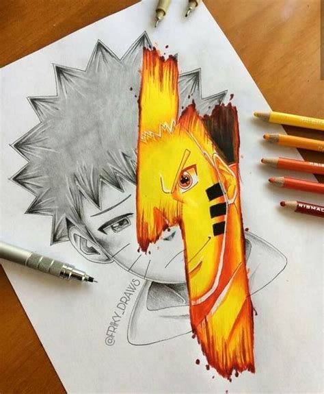 Desenho A Lápis Anime Realista Aprenda Como Fazer Naruto Drawings