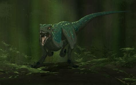 Artstation Raptor In The Jungle