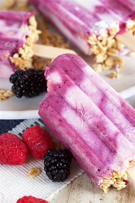 Triple Berry Smoothie Breakfast Popsicles The Suburban Soapbox