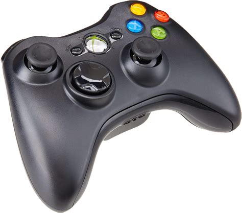 Microsoft Manette Sans Fils Officiel Pour Xbox 360 Noire Usagé