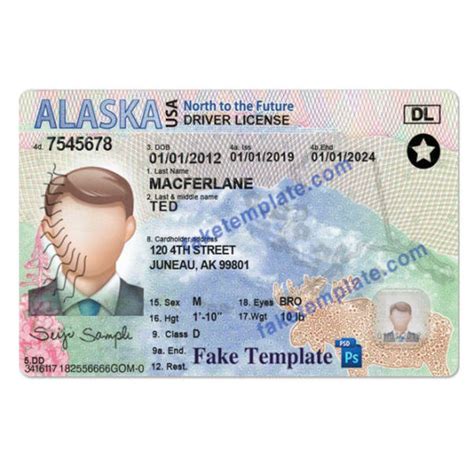 Fake Driver License Templatepassportid Cardbank Statement Inside 89