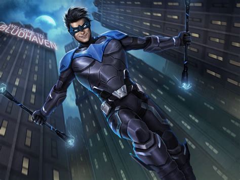 Nightwing Hd Jon Kent Dick Grayson Dc Comics Hd Wallpaper Rare
