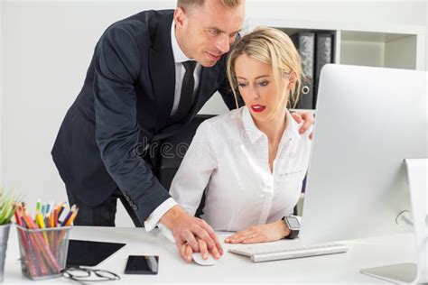 boss touching his secretary stock image image of harassment attractive 72594445