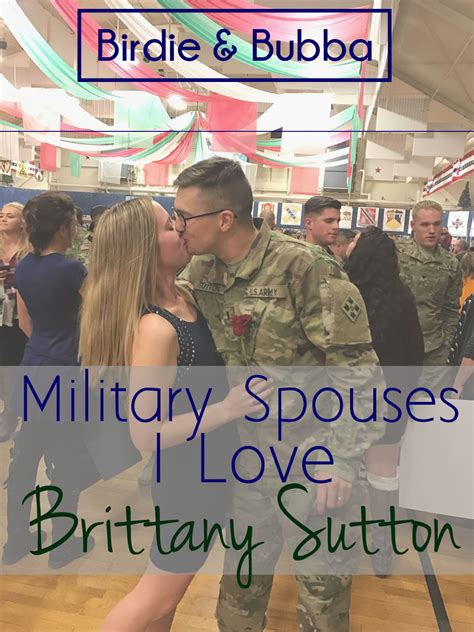 Military Spouses I Love Brittany Sutton Birdie And Bubba
