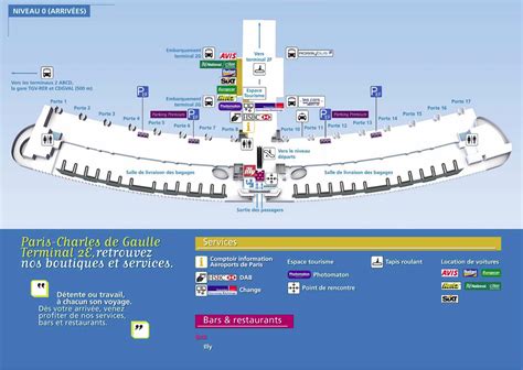 Сasa Charles De Gaulle Airport Map Terminal 2