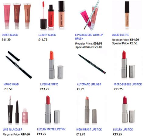 Makeup Cosmetics List Mugeek Vidalondon