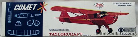 Comet Taylorcraft 22 Inch Wingspan Balsawood Flying Model 3203