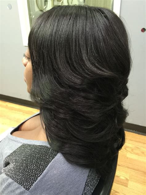 How To Do Weave Hair Styles Quick Layered Sew In 2020