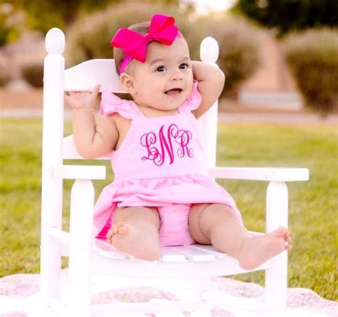Personalized Outfit For Baby Girl Summer Dress