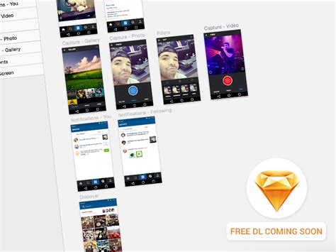 Instagram Android Ui Uplabs