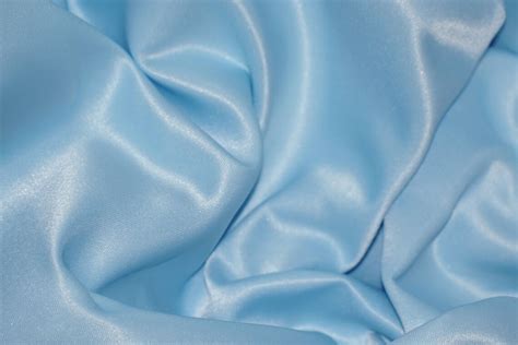 Silk Satin Baby Blue Fabric Blue Sky Supplies Fabric By Yard Etsy