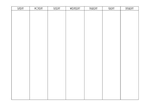 Free Weekly Schedules For Pdf 18 Templates Free Printable And
