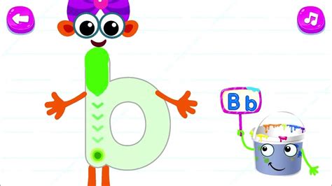 Letter B Learn English Alphabet With Bini Bambini Youtube