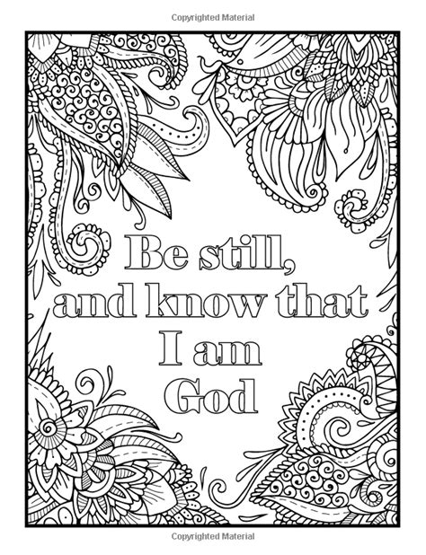 Psalms Bible Verse Coloring Pages For Adults
