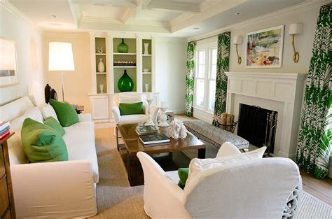 Living Room Green Accent Wall