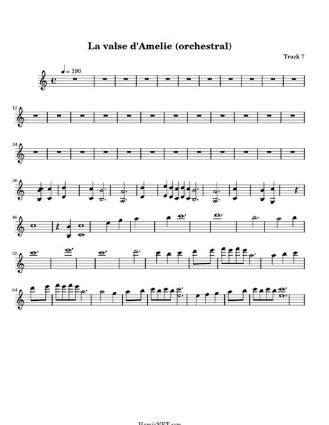 Amelie theme sheet music pdf music stand they were having a sale at the music store on the same music stands they use in real orchestras, or so they say. La valse d'Amelie (orchestral) Sheet Music - La valse d ...